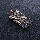 Золотий жетон "Український воїн. Рабів до раю не пускають" п03825 от ювелирного магазина Оникс - 5