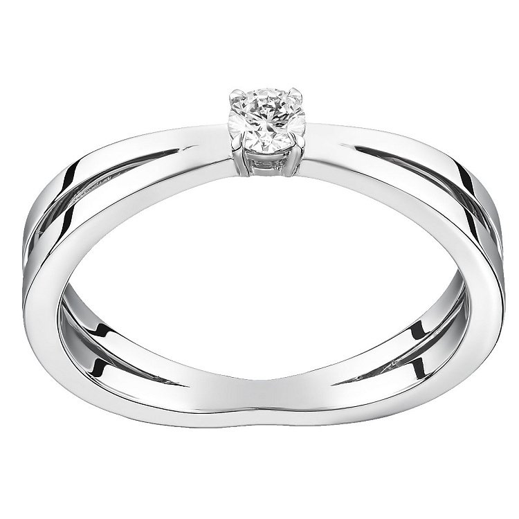 Золотое помолвочное кольцо с бриллиантом zbern005 от ювелирного магазина Оникс - 2