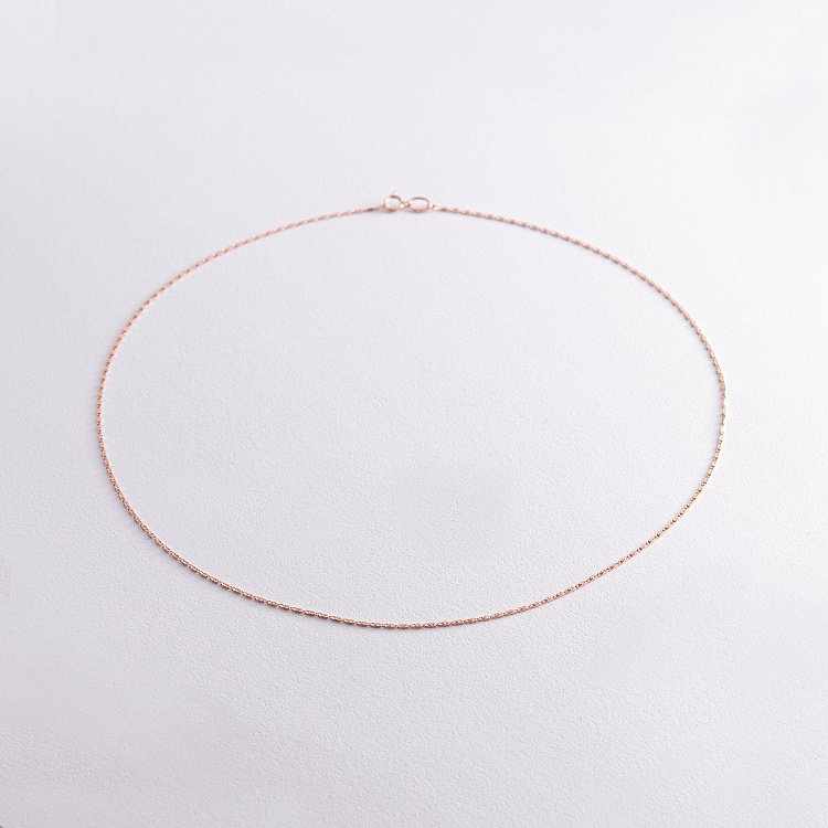 Кольє - ланцюжок у червоному золоті ц00454 від ювелірного магазину Онікс - 4