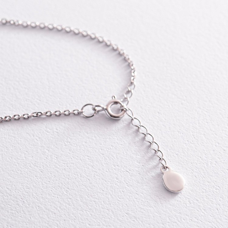 Браслет "Мальчик" в белом золоте (возможна гравировка) з2078б от ювелирного магазина Оникс - 3