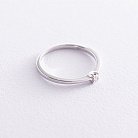 Помолвочное кольцо в белом золоте (бриллиант) кб0350ca от ювелирного магазина Оникс
