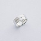 Кольцо "Отче наш" с индивидуальной гравировкой (бриллиант) 112139б от ювелирного магазина Оникс