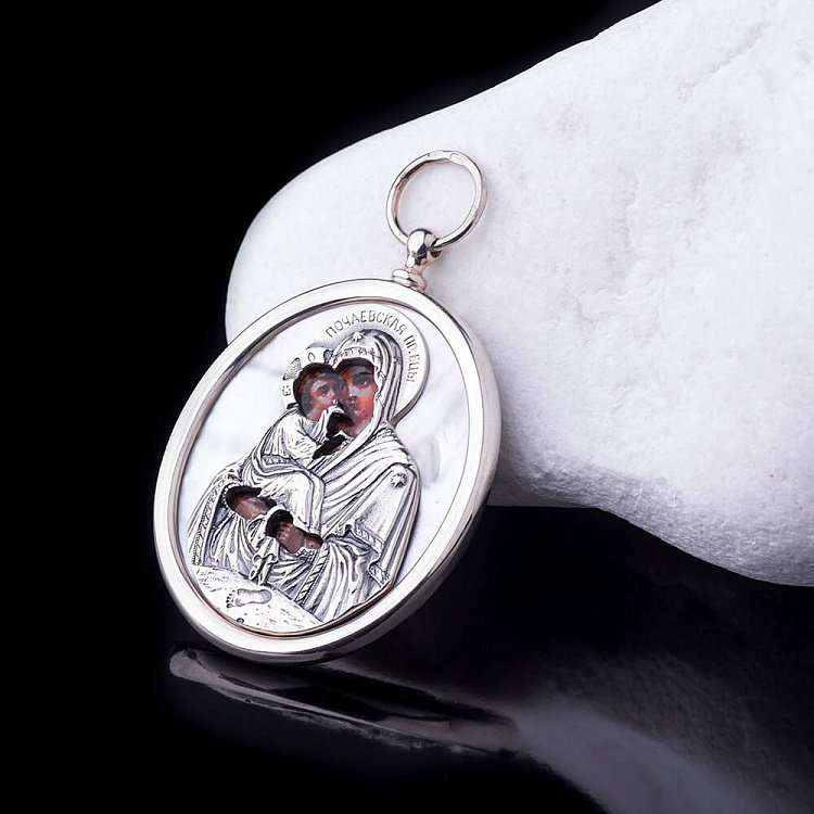 Ікона Божої Матері "Почаївська" 23413б від ювелірного магазину Онікс - 2