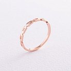 Золотое кольцо "Цепочка" к07073 от ювелирного магазина Оникс