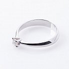 Золотое помолвочное кольцо с бриллиантом р0675б от ювелирного магазина Оникс - 2