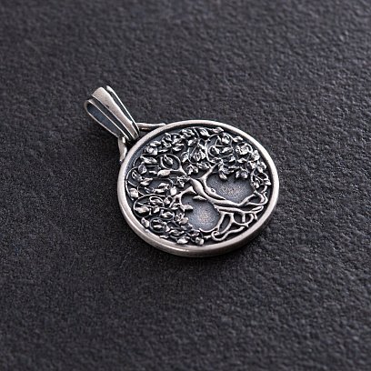 Серебряный кулон "Древо жизни" (возможна гравировка) 133187 №10