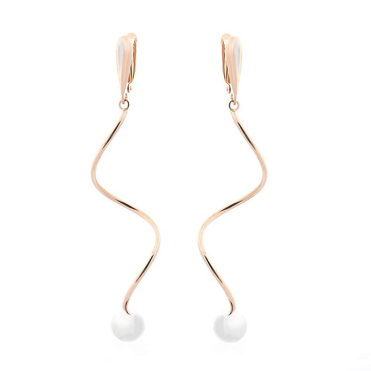 Золотые серьги на английской застежке с05304 от ювелирного магазина Оникс - 2