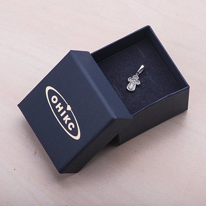 Серебряный крестик с распятием (чернение) 13661 №6