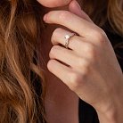 Помолвочное кольцо в белом золоте с бриллиантами 312 от ювелирного магазина Оникс - 1
