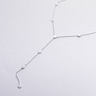 Серебряное колье - галстук "Монетки" 908-01233 от ювелирного магазина Оникс - 8