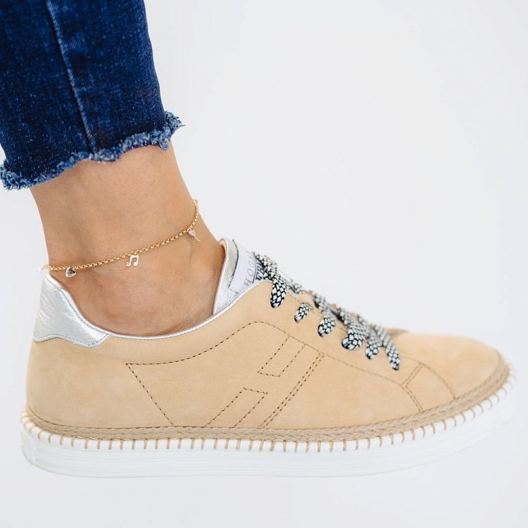 Золотой браслет на ногу б02744 от ювелирного магазина Оникс - 5