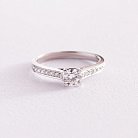 Золотое помолвочное кольцо с бриллиантами кб0216nl от ювелирного магазина Оникс - 4