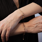 Браслет "Фантазия" в красном золоте б05797 от ювелирного магазина Оникс - 1