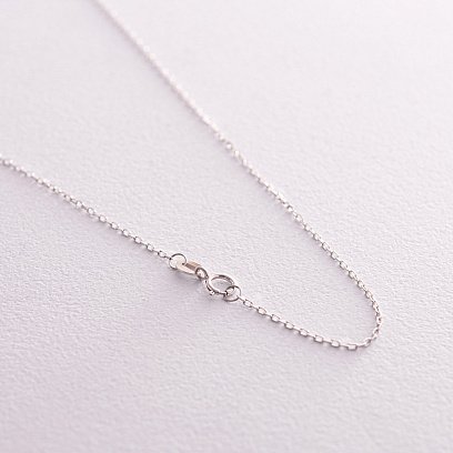 Золотое колье "Сердечко" с бриллиантами колб0081cha №5