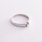 Помолвочное золотое кольцо с бриллиантом кб0422 от ювелирного магазина Оникс - 2