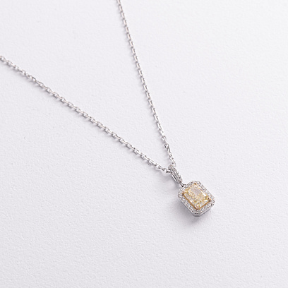 Золоте кольє з діамантами 745151121 №4