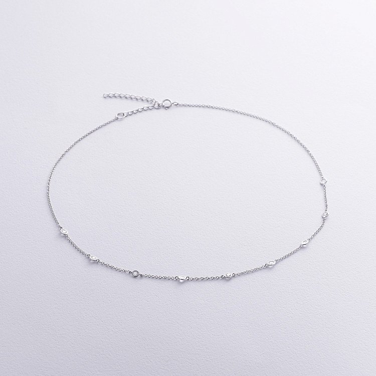 Золотое колье с бриллиантами колб0123sm от ювелирного магазина Оникс - 2