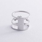 Золотое кольцо с бриллиантами 25901121 от ювелирного магазина Оникс - 3