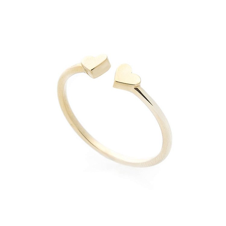 Золота каблучка в стилі мінімалізм к05486 від ювелірного магазину Онікс