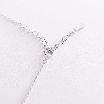 Кольє "Хрестик" в сріблі 181068 №3