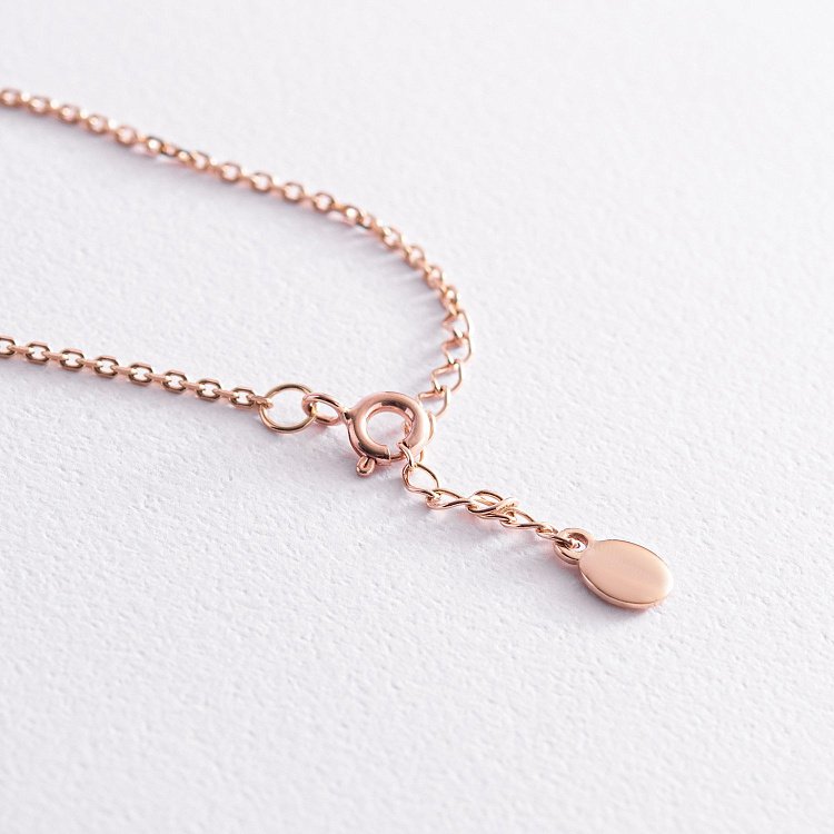 Браслет "Два мальчика" в красном золоте (возможна гравировка) з2089 от ювелирного магазина Оникс - 3