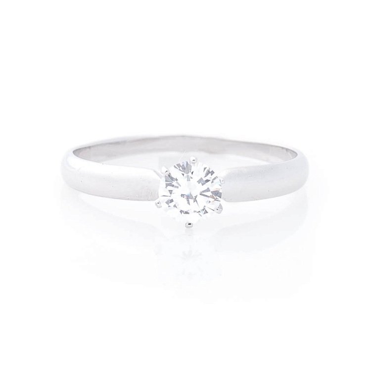 Помолвочное кольцо из золота (фианит) к05189 от ювелирного магазина Оникс - 1