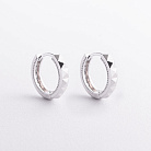 Срібні сережки "Mona" 123524 от ювелирного магазина Оникс