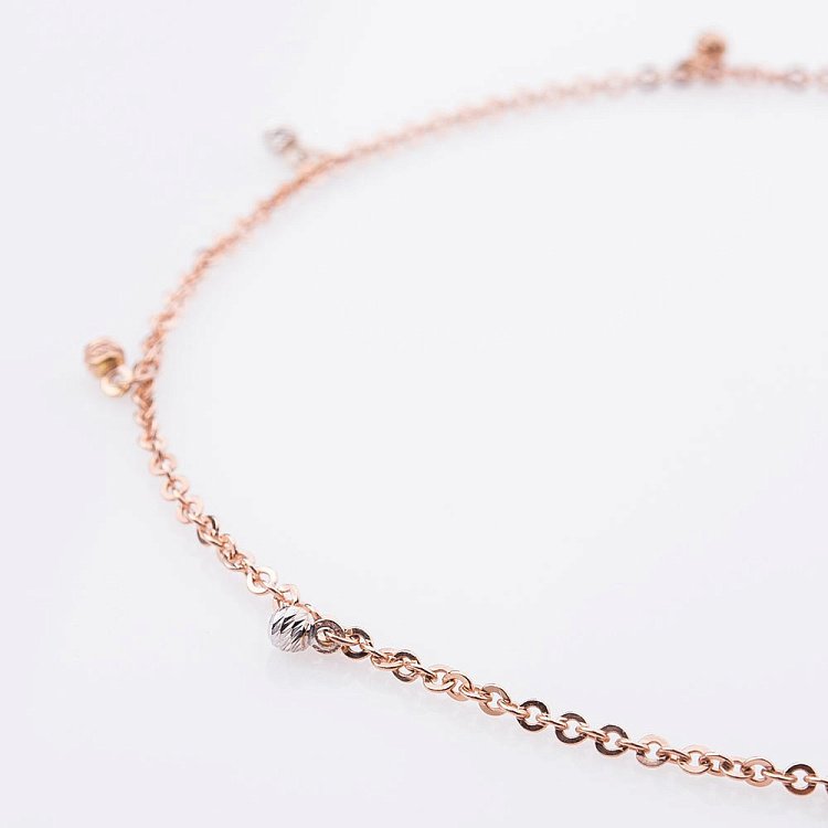 Золотий браслет на ногу б02135 від ювелірного магазину Онікс - 1