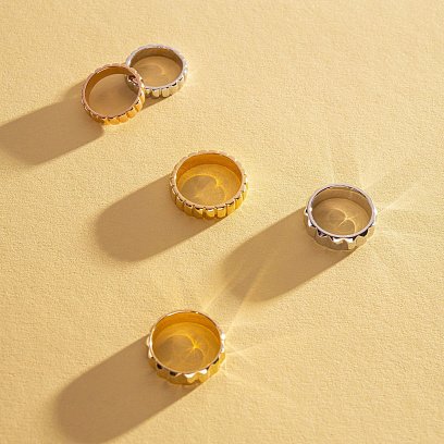 Кольцо "Leone" в красном золоте к08139 №6