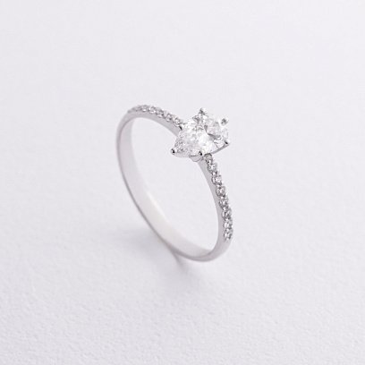 Помолвочное золотое кольцо с бриллиантами 242871121