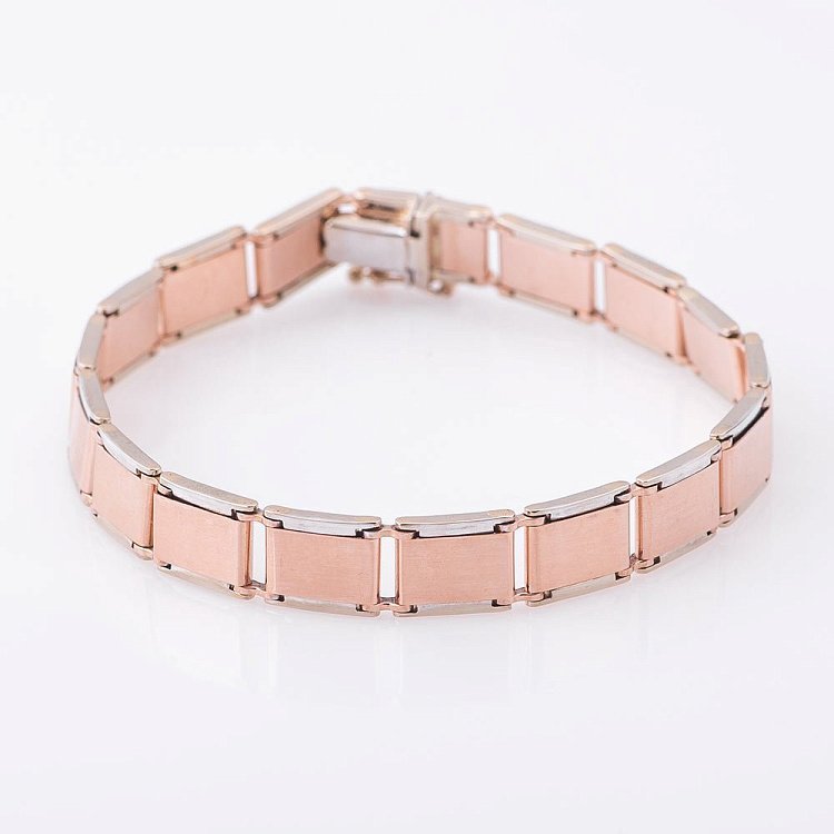 Золотой мужской браслет б00493 от ювелирного магазина Оникс