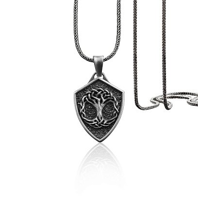 Срібний кулон "Скандинавське дерево життя" 133191 №5