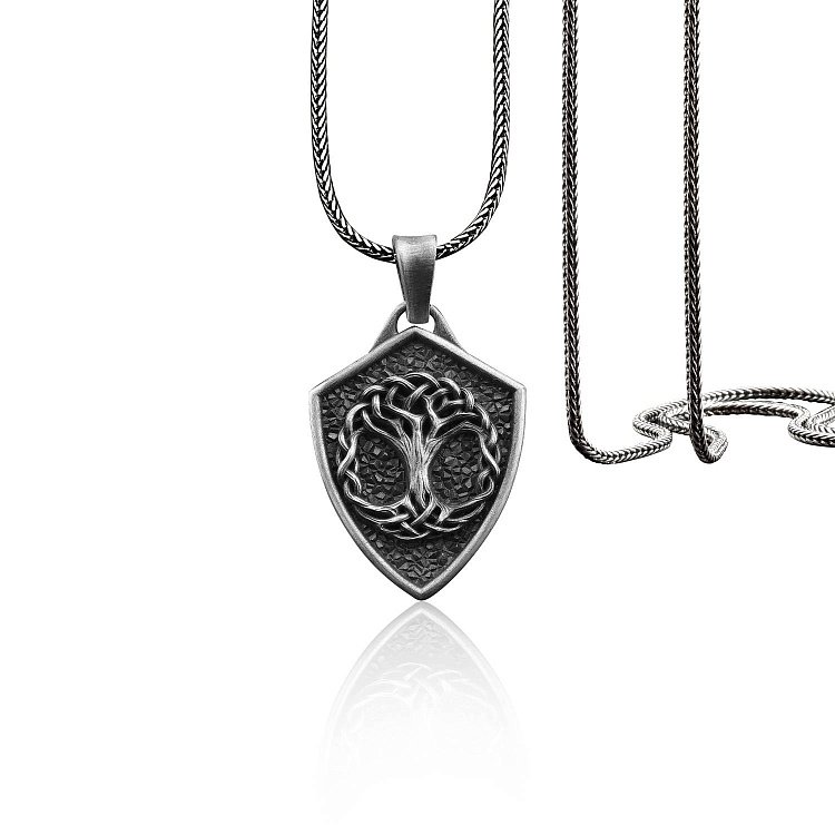 Срібний кулон "Скандинавське дерево життя" 133191 від ювелірного магазину Онікс - 4