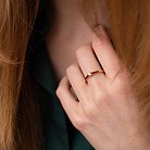 Помолвочное золотое кольцо с бриллиантом кб0402z от ювелирного магазина Оникс - 2