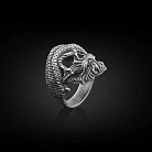 Серебряное кольцо "Череп" 112689 от ювелирного магазина Оникс - 1