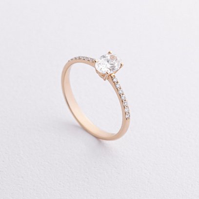 Помолвочное золотое кольцо с бриллиантами 242951621