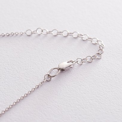 Серебряное колье (возможна гравировка) 18982 №2