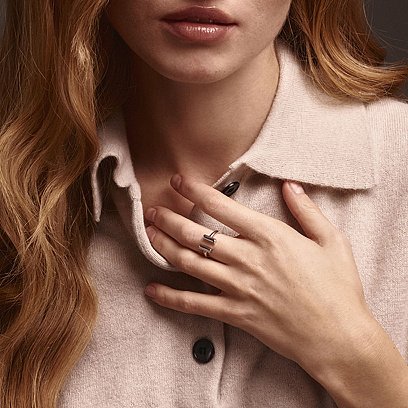 Серебряное кольцо "Lora" 7116 №8