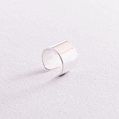 Серебряная серьга - каффа 123192 №9