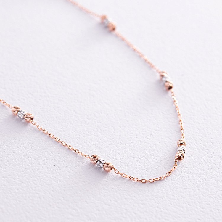 Золотий браслет "Кульки" б05109 від ювелірного магазину Онікс - 2