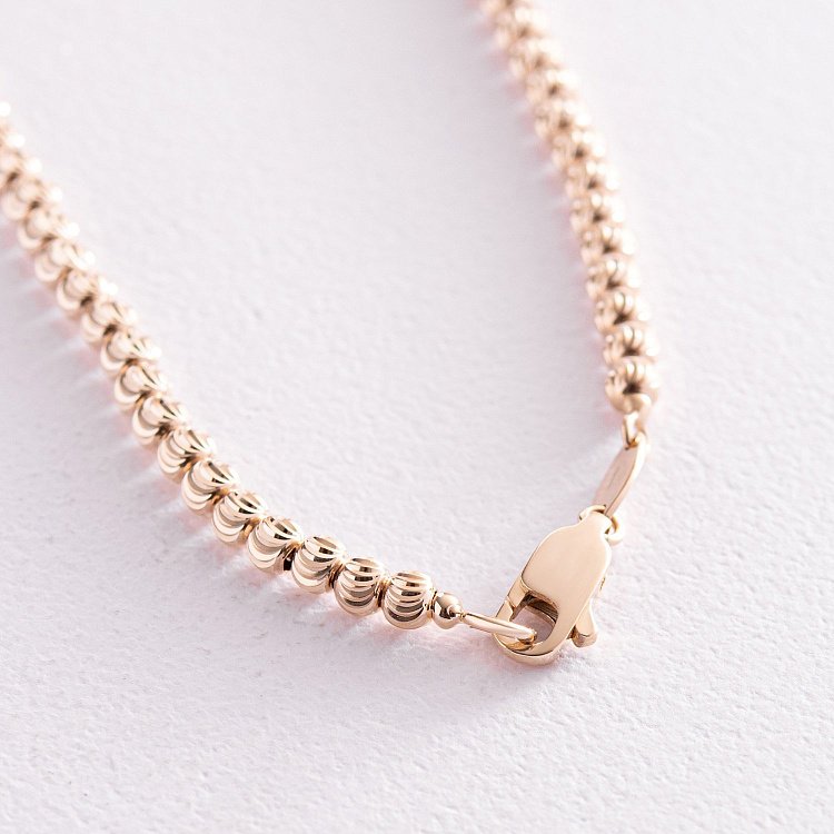 Браслет из желтого золота б04167 от ювелирного магазина Оникс - 10