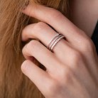 Золотое кольцо с бриллиантами кб0395z от ювелирного магазина Оникс - 2