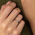 Помолвочное золотое кольцо с бриллиантом кб0421 от ювелирного магазина Оникс - 1