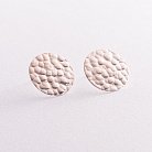 Серебряные серьги - пусеты "Теона" (2.1 см) 123175 от ювелирного магазина Оникс - 1