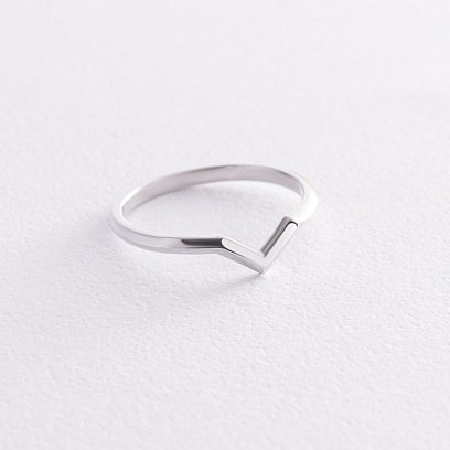 Кольцо "Viola" в белом золоте к07481