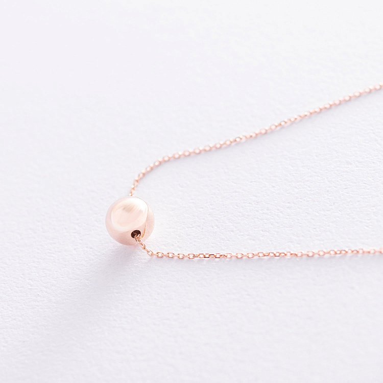 Золоте кольє "Шар" (0.7 см) кол01721 від ювелірного магазину Онікс - 5