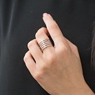 Золотое кольцо с бриллиантами кб0303ca от ювелирного магазина Оникс - 7