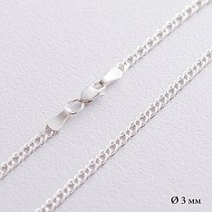 Серебряная цепочка (плетение рембо) б010282