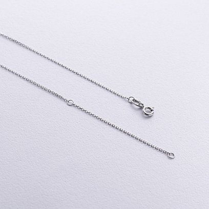 Золоте кольє з чорними і білими діамантами 724841121 №7