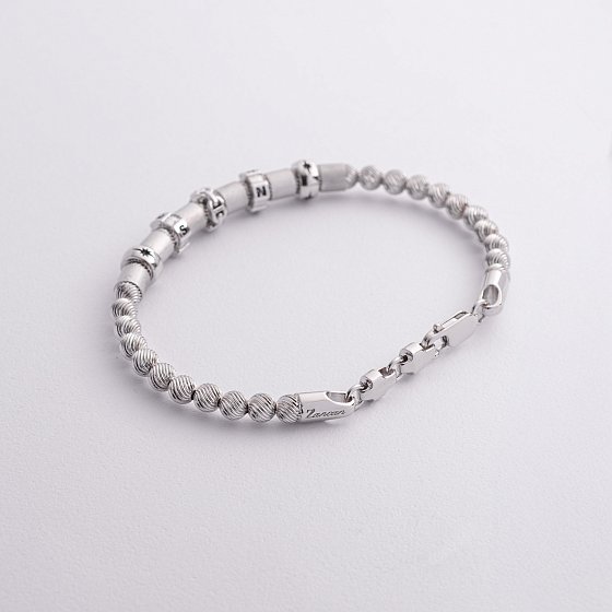 Серебряный мужской браслет ZANCAN EXB746-B №4
